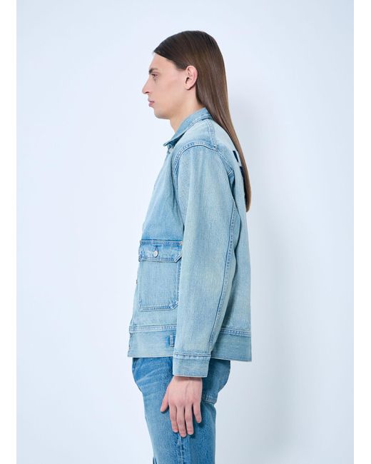 Levi's Blue Mij Utility Trucker Jacket for men