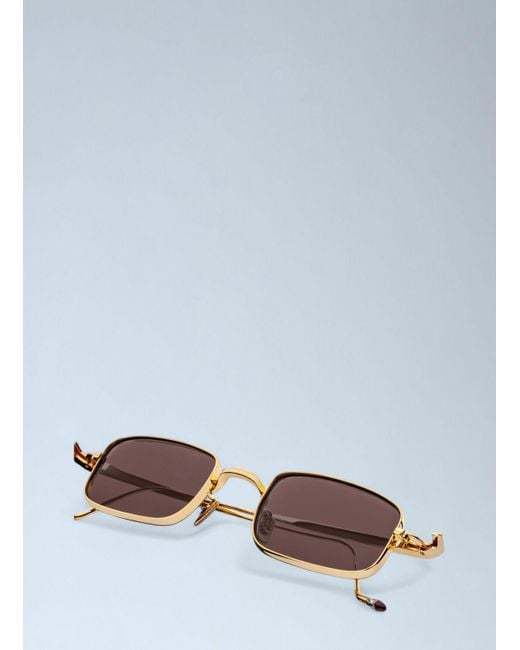 Jacques Marie Mage Blue Dusk Rectangle Sunglasses