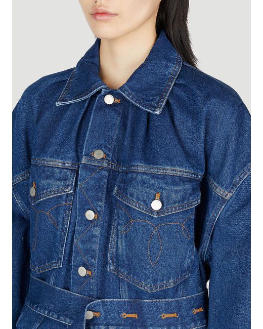 MERYLL ROGGE Blue Denim Jacket