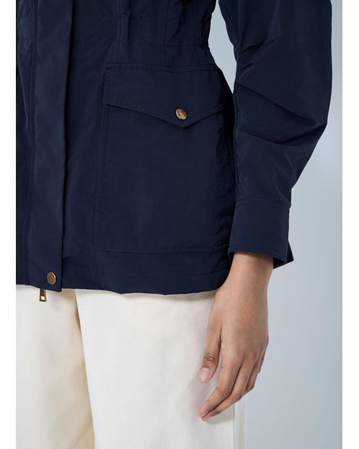 Moncler Blue Nades Short Parka Jacket