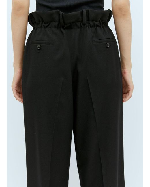 Gucci Black Tailored Wool Pants