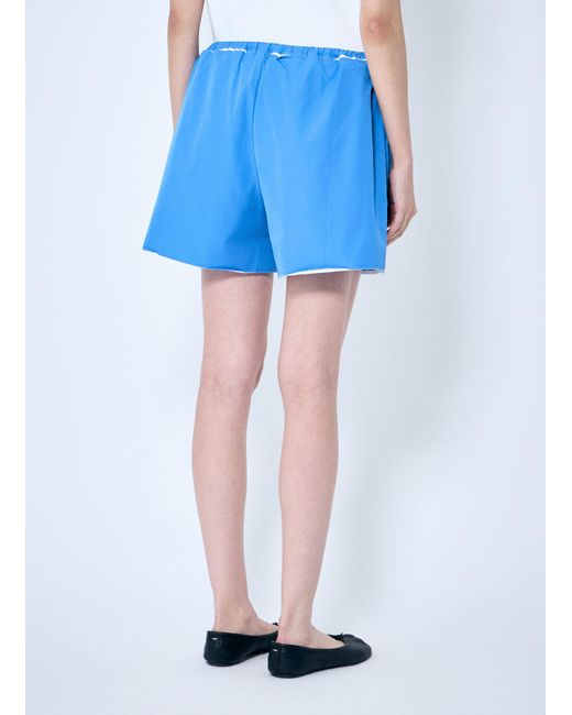 Miu Miu Blue Poplin Boxer Shorts