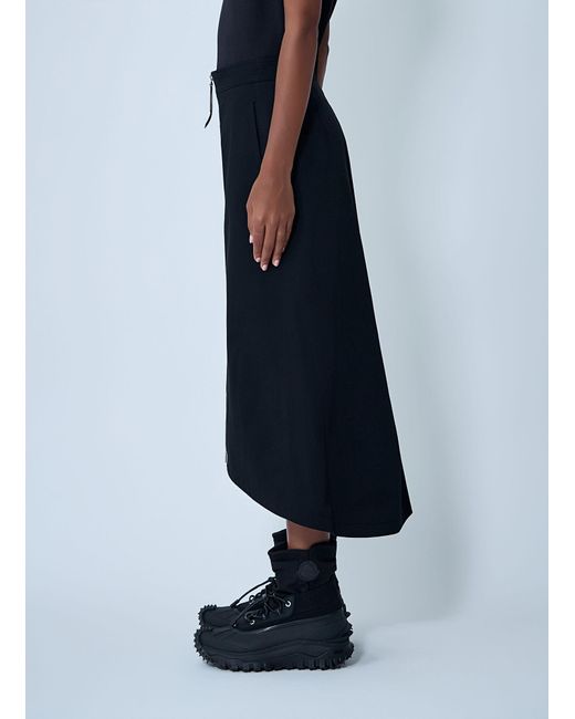 Moncler x Edward Enninful Blue Zip-Up Midi Skirt