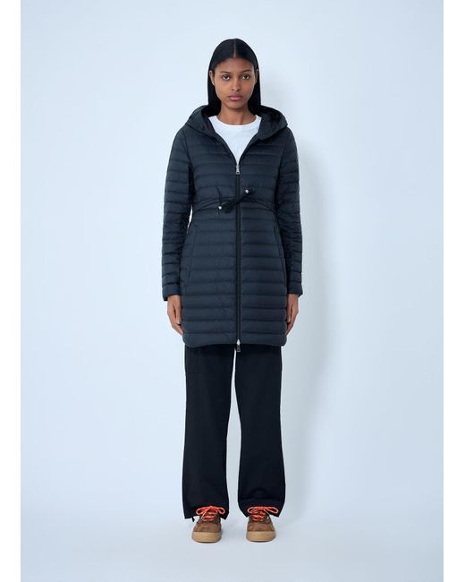 Moncler Blue Barbel Long Parka Coat