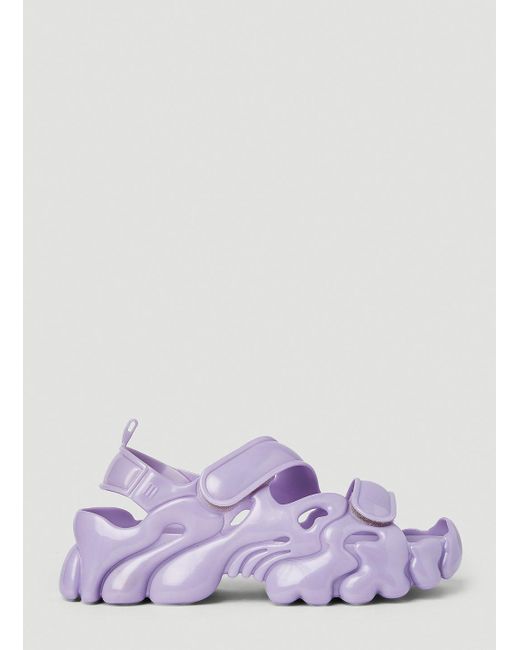 Collina Strada Purple X Melissa Puff Sandals
