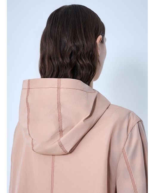 Moncler Pink Hooded Zip Jacket