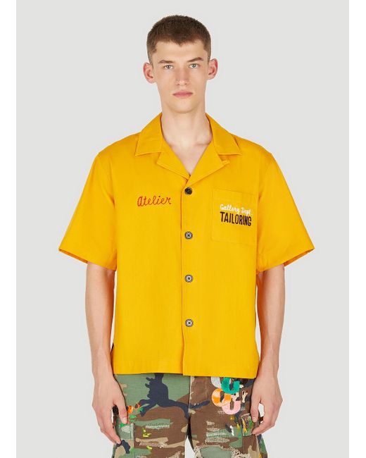 GALLERY DEPT. Yellow Atelier Park Shirt for men