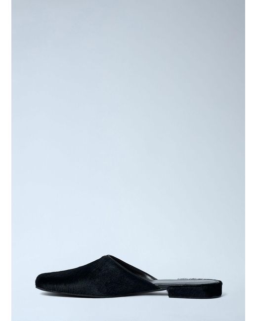 The Row Black Penelope Mules
