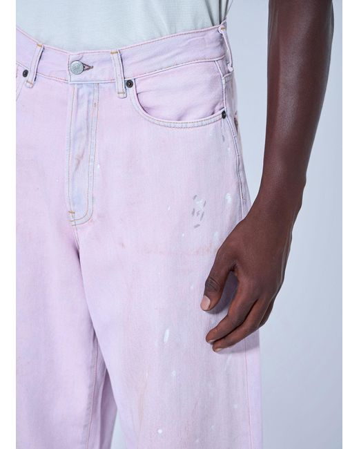 Acne Purple 1981 Loose Fit Jeans for men