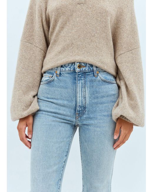 Khaite Blue Danielle Jeans