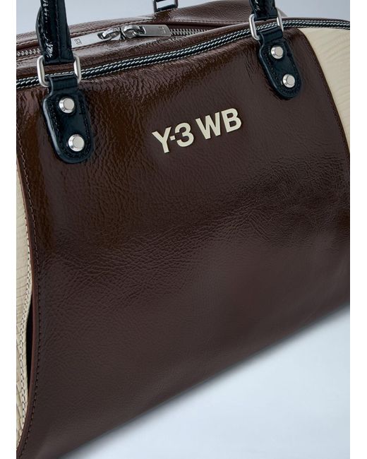 Y-3 X WB Brown Bowling Bag
