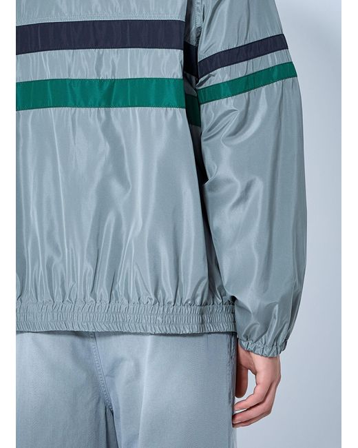 Miu Miu Blue Technical Silk Blouson Jacket for men