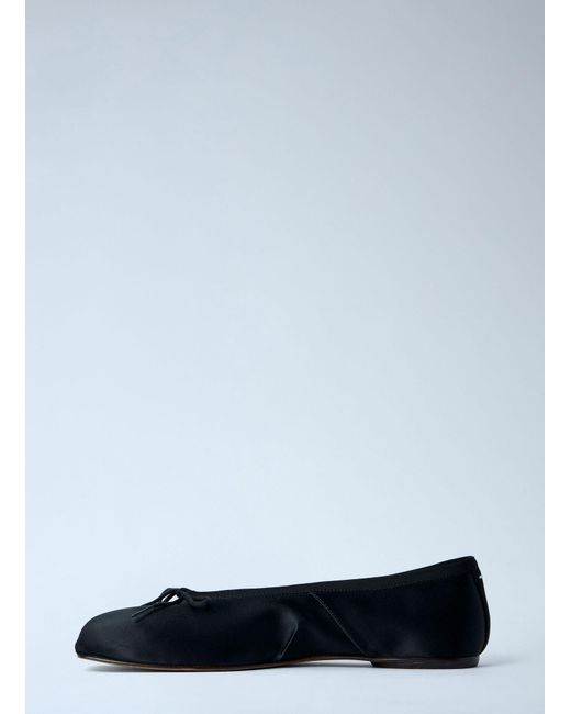 Maison Margiela Black Tabi Ballerina Shoes