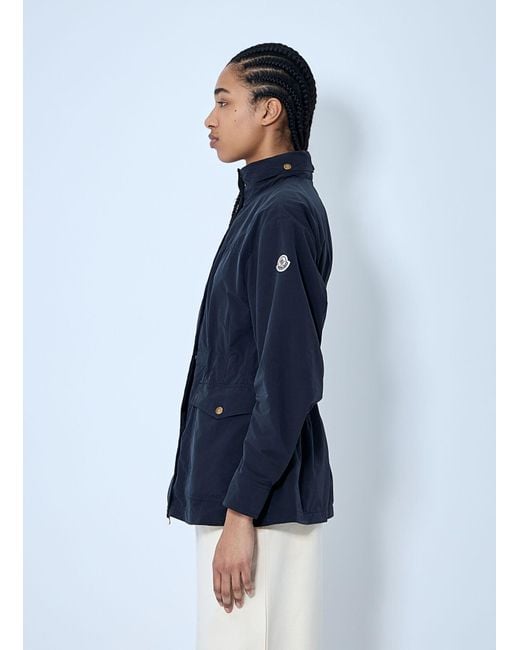 Moncler Blue Nades Short Parka Jacket