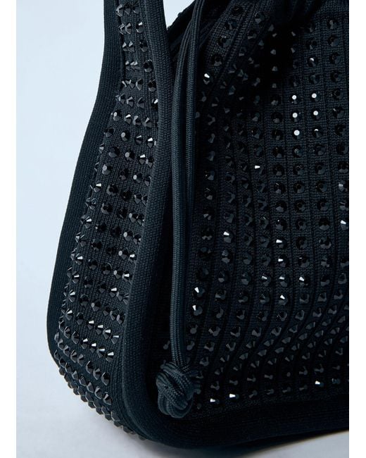 Alexander Wang Blue Small Ryan Rhinestone Handbag