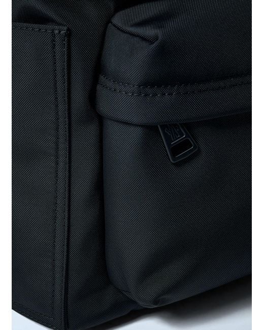 Moncler Blue New Pierrick Metal Logo Backpack for men