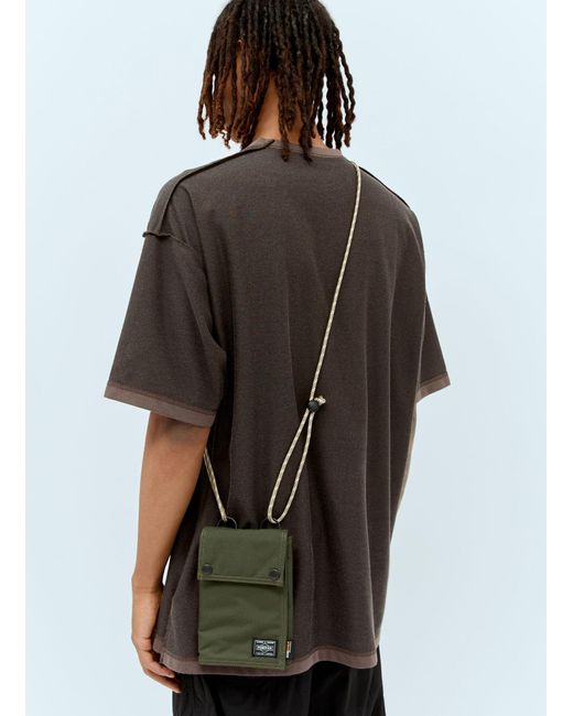 Comme des Garçons Black X Porter Nylon Crossbody Bag for men