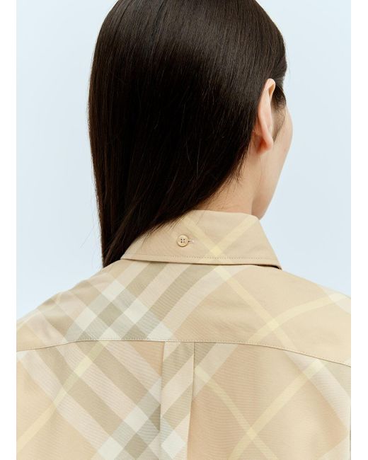 Burberry Natural Check Cotton Shirt