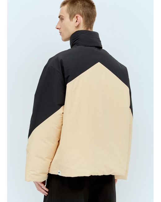 Jil Sander Natural + Contrast Down Jacket for men