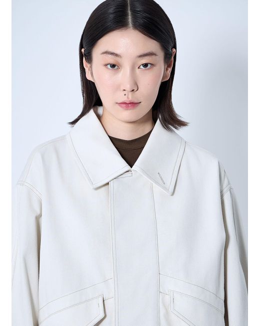 Lemaire White Short Blouson