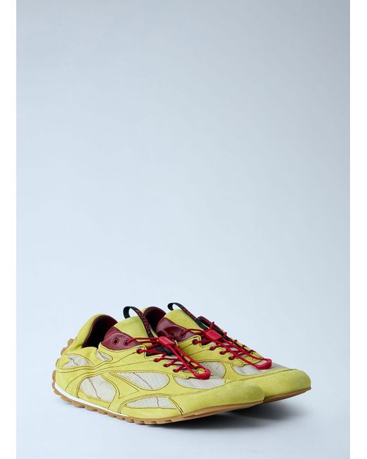 Bottega Veneta Green Orbit Flash Sneakers for men