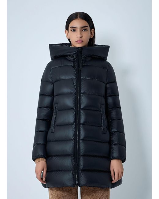 Moncler Blue Suyenne Hooded Down Jacket
