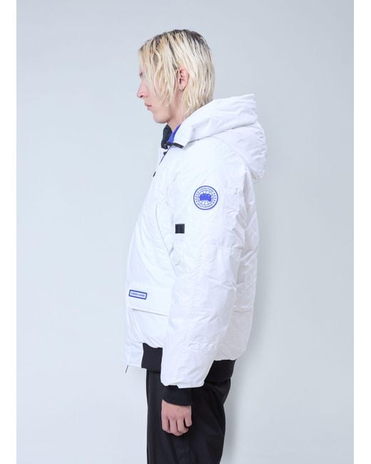 Canada Goose White Chilliwack Bomber Jacket