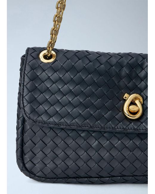 Bottega Veneta Blue Medium Madison Shoulder Bag
