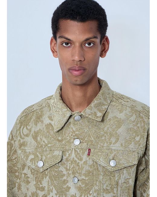 Junya Watanabe Natural Patterned Denim Jacket for men