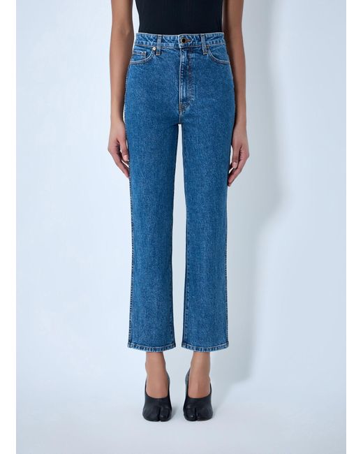Khaite Blue Abigail Stretch Jeans