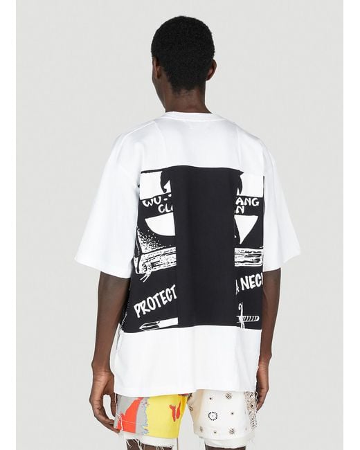 Children of the discordance White Patchwork T-Shirt for men