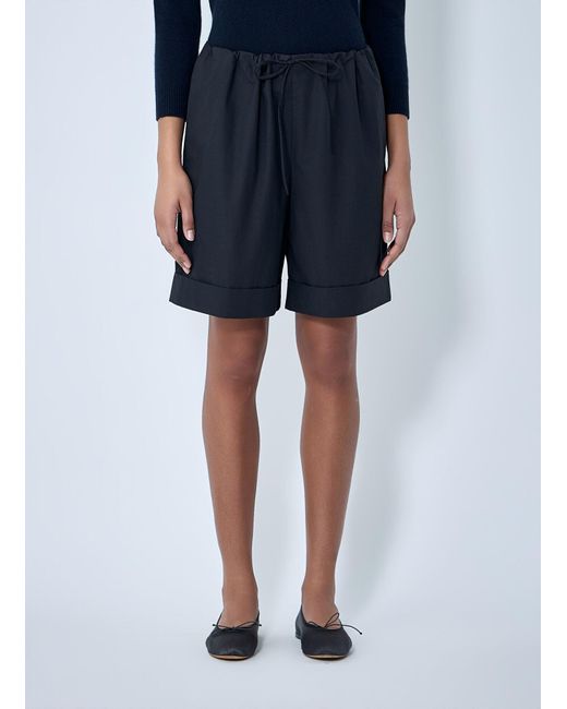 The Row Blue Emiliano Shorts