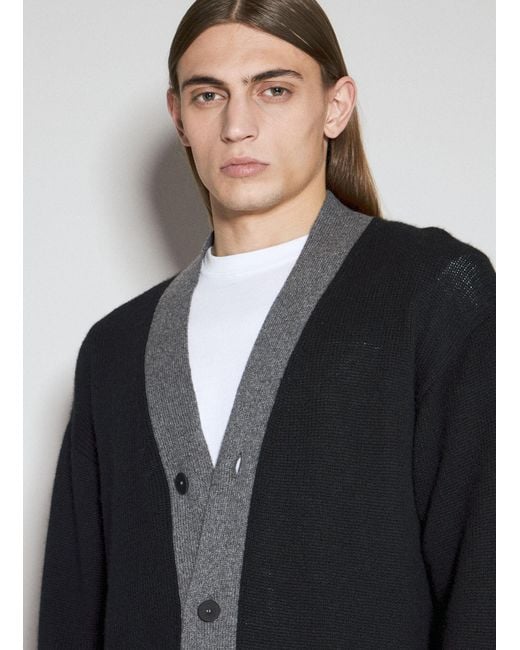 Prada Black Cashmere Cardigan for men