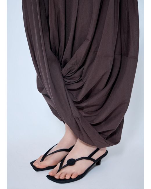 Totême Blue Cocoon Skirt