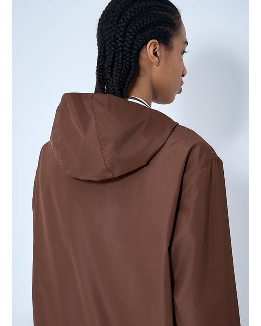 Miu Miu Brown Hooded Jacket