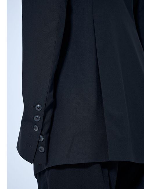 Rick Owens Blue Extreme Soft Blazer