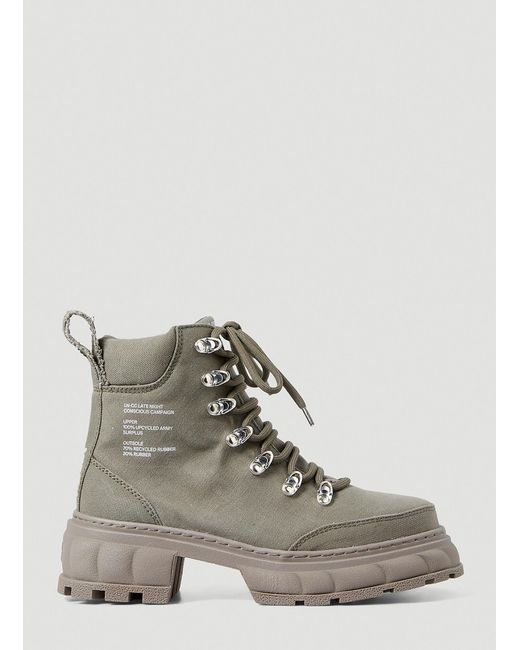 Viron Canvas X Ln-cc Disruptor Boots in Grey (Gray) | Lyst