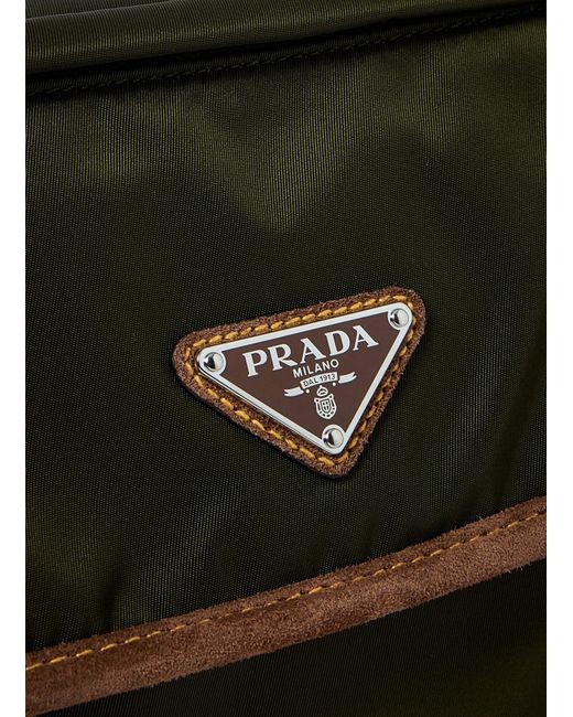 Prada White Medium Re-Nylon Crossbody Bag for men