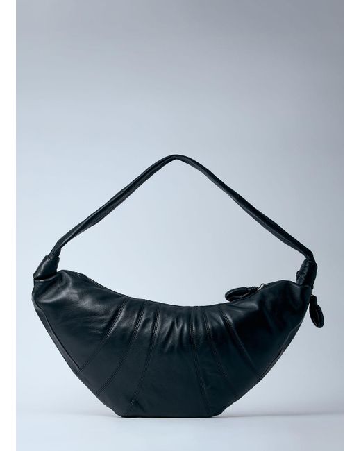 Lemaire Blue Large Croissant Shoulder Bag