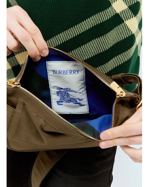 Burberry Green Trench Belt Bag for men