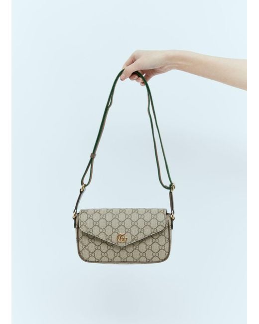 Gucci White Ophidia Mini Shoulder Bag