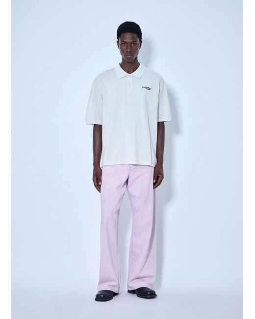 Acne Purple 1981 Loose Fit Jeans for men