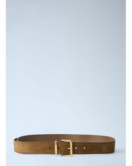Miu Miu Blue Suede Belt