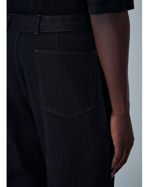 Lemaire Blue Twisted Pants for men