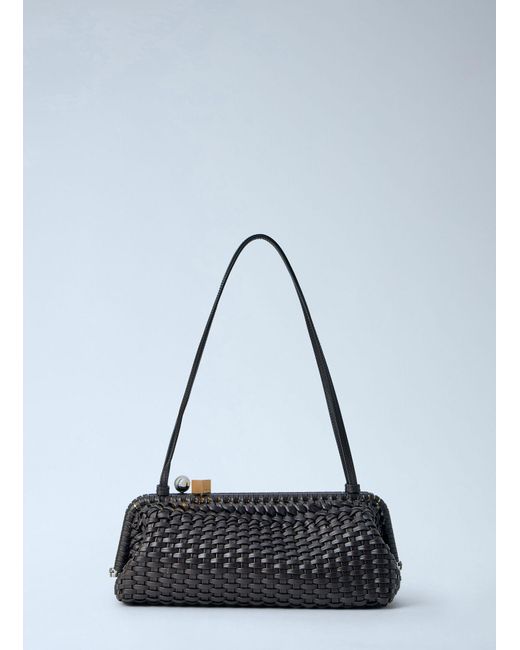 Jacquemus Gray La Grande Pochette Salon Clutch Bag