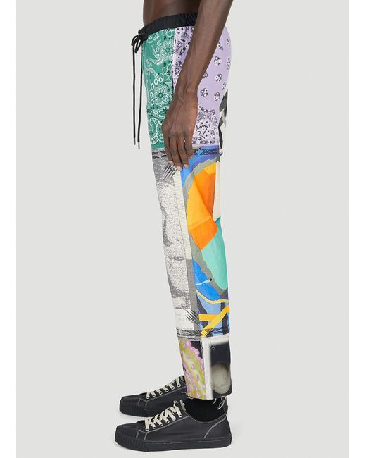 Children of the discordance Multicolor ×Yagi Bandana Pants for men