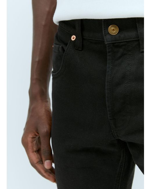 Gucci Black Horsebit Jeans for men
