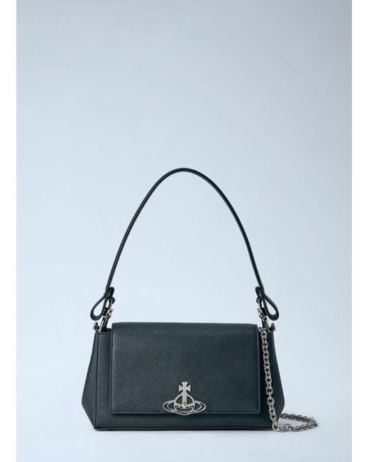 Vivienne Westwood Blue Hazel Medium Handbag