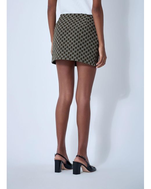 Gucci Multicolor Gg Bouclã Mini Skirt