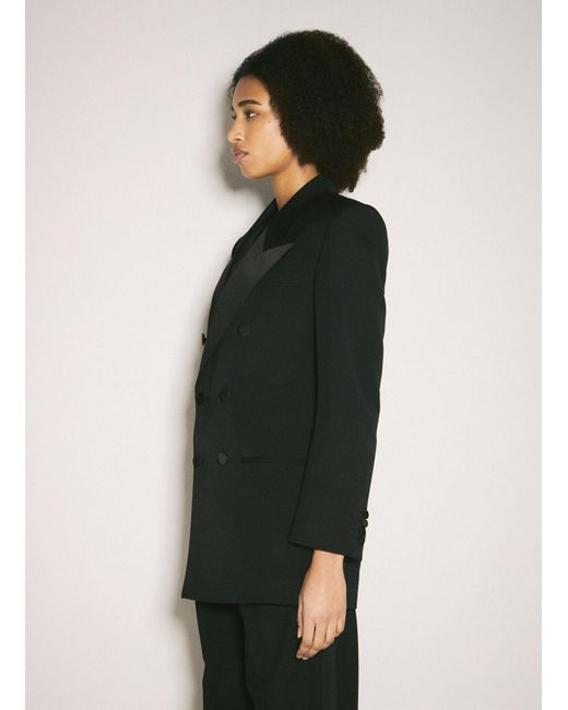 Saint Laurent Green Tuxedo Blazer